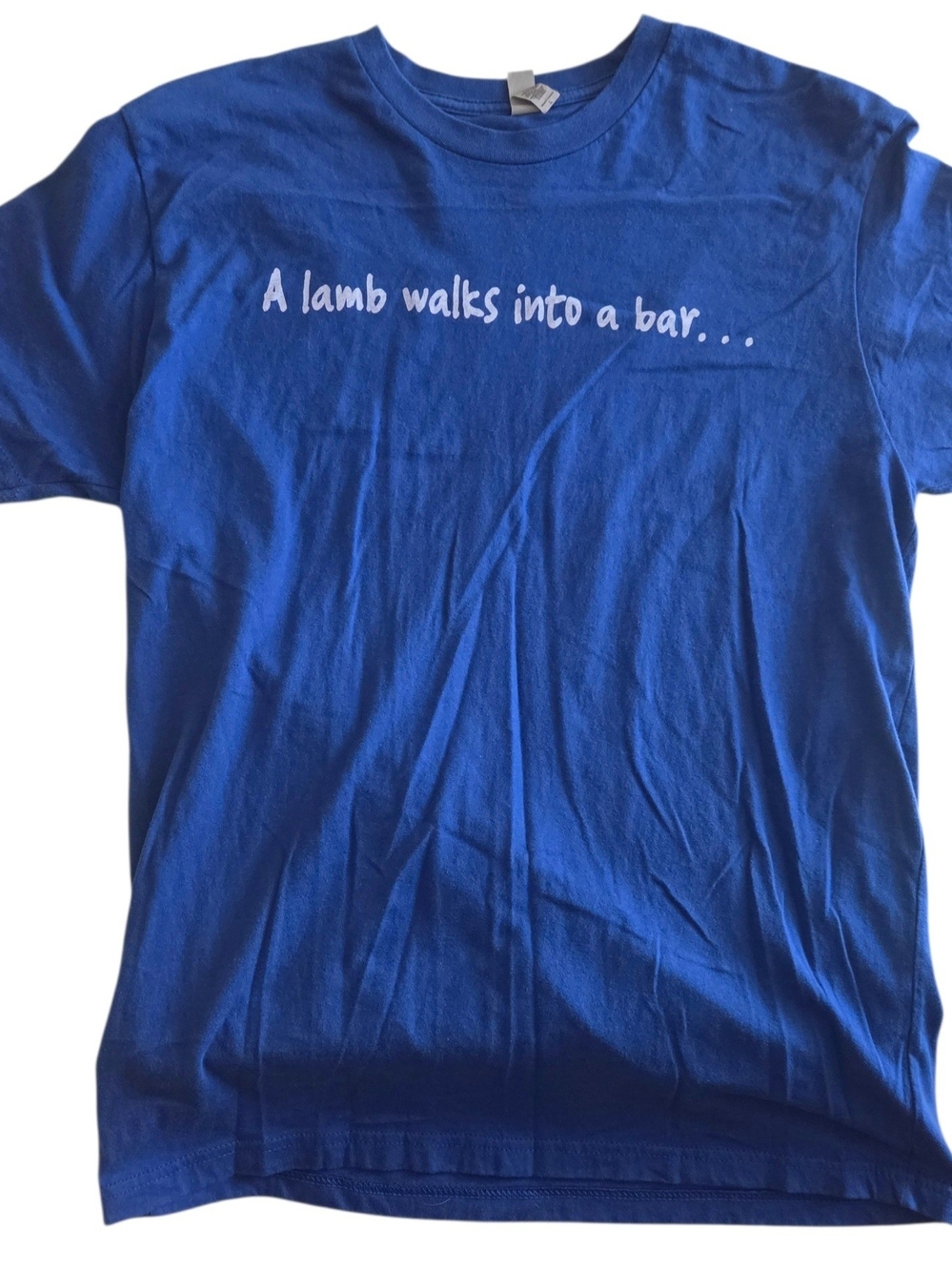Hammered Lamb Orlando Florida Blue & White t-shirt - Large